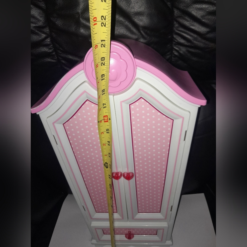 Our Generation Doll Wardrobe/Closet (Gently Used) Pink And White For 18" Dolls - Picture 2 of 14